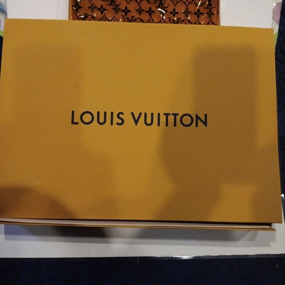 Louis Vuitton PVC Translucent Orange Monogram Envelope Pouch - Picture 3 of 13